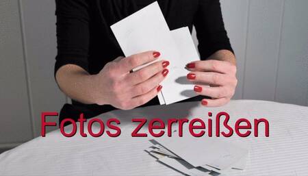 Hands tear photos - Hände zerreißen Fotos