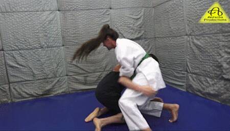 Amanda vs Ati judo GI match