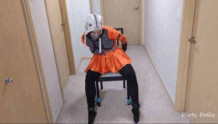 Gagged and Bound Star Wars Pilot Taken Captive [WMV]