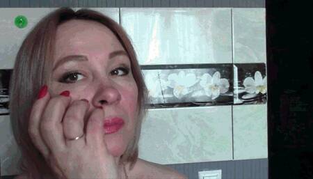 I poke my nose and clear it of creepy boogers