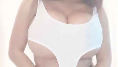 Strapon Shower fuck Cum shoot!