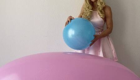Big Balloon pop with long nails