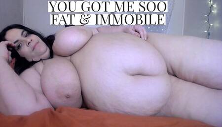 You Got Me Soo Fat & Immobile!