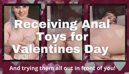 Trying Out My New Anal Toys In Front Of You
