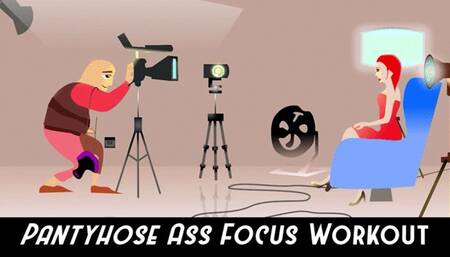 Tight Ass in Pantyhose Workout