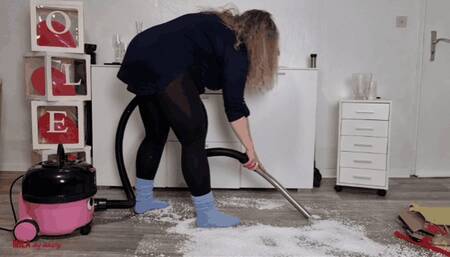 Mila discovers Valentine flowers