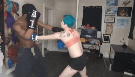 Boy Girl Boxing Domination for Josh