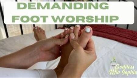 Demanding Nail Worship Full HD
