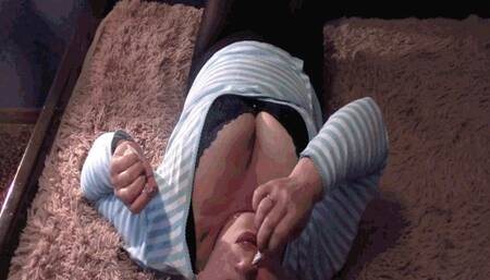 Sneezing and bouncing chest