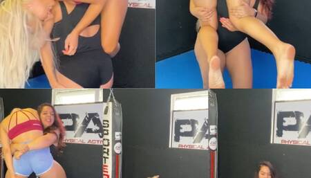 barefoot lift & carry, Scissor holds, bear hugs & foot on chest victory pose