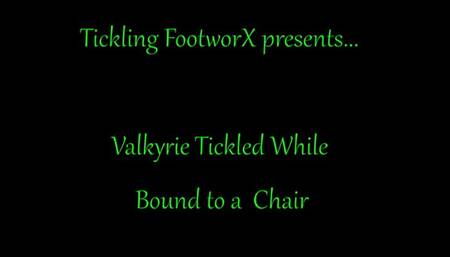 Valkyrie Tickled While Bound to a Chair