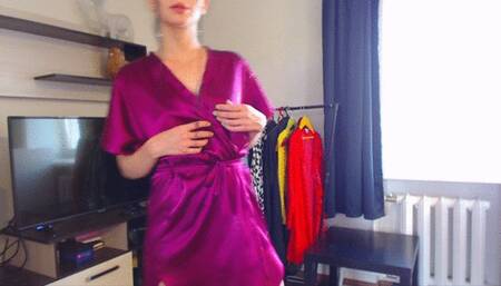 Trying on underwear with my new boobs