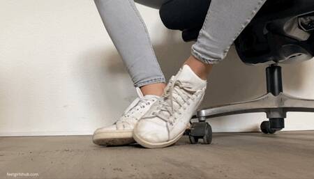 DIRTY ADIDAS SNEAKERS AND HER DIRTY SOCKS - MOV HD