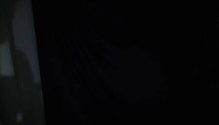 Jerking Off in Fishnets