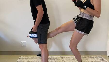 Demonstration of super strong kicks!