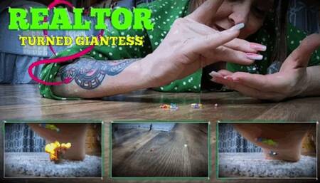 Realtor Tuned Giantess-giantess special effects- sfx- vfx-tiny shrunken people-crushing-ass crushing-unknown giantess-feet-shrunken people running-shrunken people crushed-shrinking