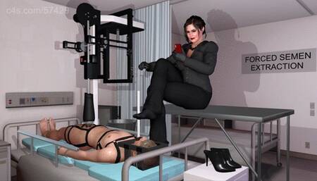 Semen Extraction Under Feet