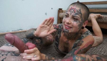 THERE IS NO PLACE FOR YOUR BALLS IN OUR MARRIAGE!:EXTREME BALLS SLAPPING TILL HE CUM