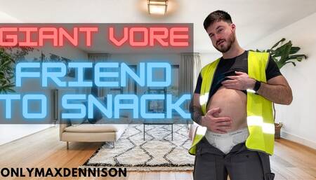 Macrophilia vore - friend more like snack