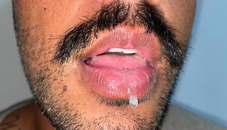 Salivating and drooling | Mouth Fetish - Lalo Cortez