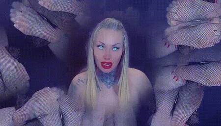 My feet spiral will take you away from the pussy forever