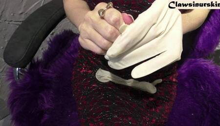 Nails destroy medical gloves