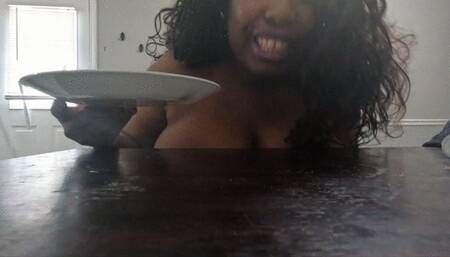 Giantess Lunch with Tiny BoyFriend POV1080