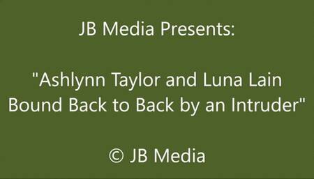 Ashlynn and Luna Cuffed and Taped by an Intruder - SD