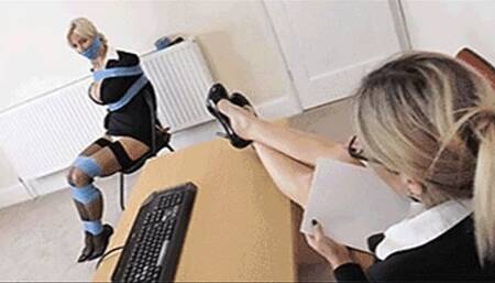 Jennifer & Emma in: Bound & Tightly Gagged with Her Secret Lover's Knickers, She Yearned To Have HER Tightly Trussed Too! (Bonus Cut) (WMV)