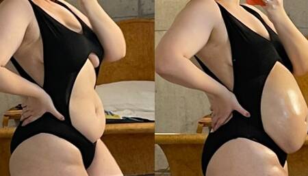 Bath enema belly inflation