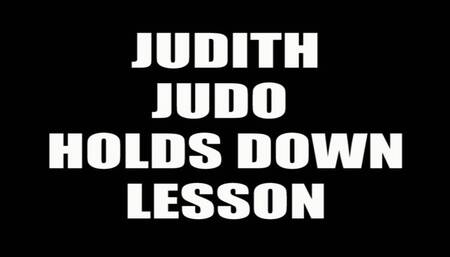 Judith judo holds down lesson