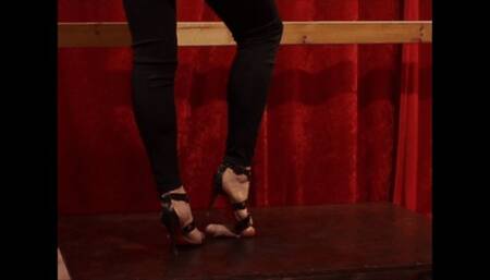 Slave milking after shopping HD