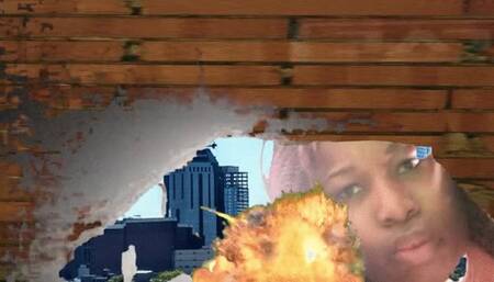 Teeny Watches Helpless a Building Being Destroyed Around Him 1080 POV