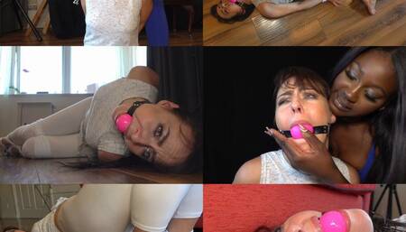 Caught in the act, black beauty zippy binds and ball gags thief home invader black swann (mp4)