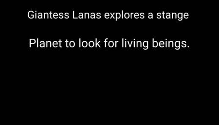 Giantess Godess crush little Aliens