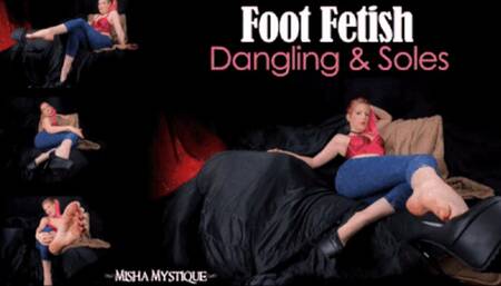 Foot Fetish: Dangling and Soles - mp4