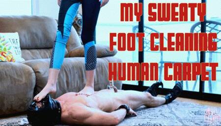 My Sweaty Foot Cleaning Human Carpet (HD 1080P MP4)