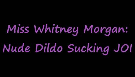 Whitney Morgan: Nude Dildo Sucking JOI - wmv