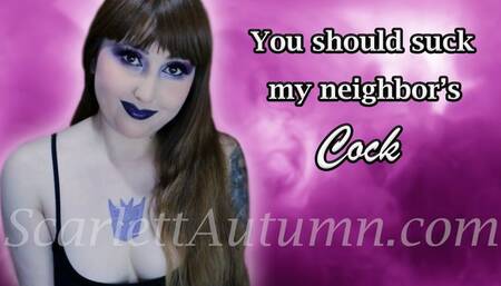 You should hook up with my Male neighbor WMV