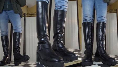 Tanja's new boots cause an early end of the session - Cam 1