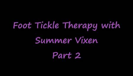 Foot Tickle Therapy-Fantasy with Summer Vixen Bound Part 2 - wmv