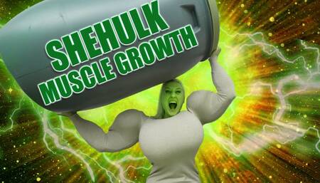 Hulking Out Muscle Growth Rage She Hulk Transformation
