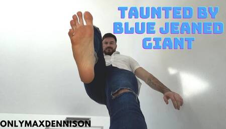 Macrophilia - giant blue jeans humiliation of tiny
