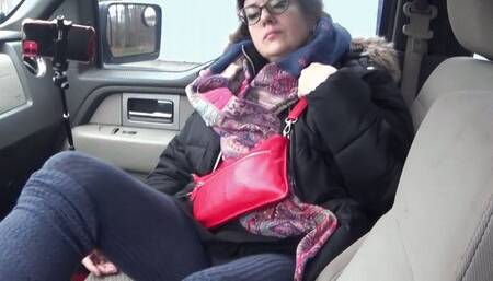 hot, oily car footjob, milf feet, bbc