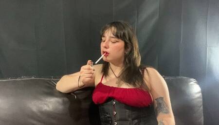 Watch my Lips Sucking Two 100's in a Row