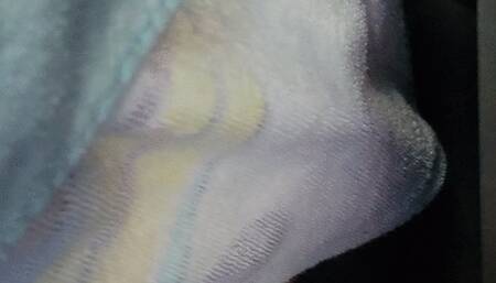 Naked feet getting sweaty in the truck