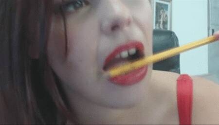 Oral Fixation - Chewing My Pencils in Half 720p wmv