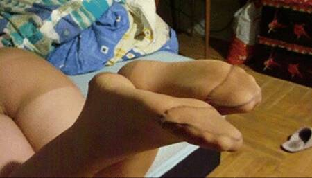 Transparent RHT pantyhose soles