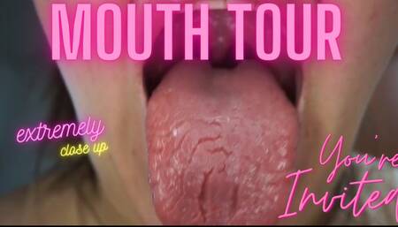 Mouth tour extremely close Veins