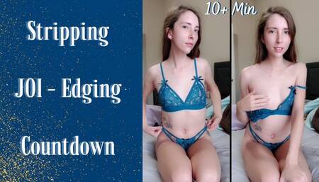Sensual Slow Strip JOI
